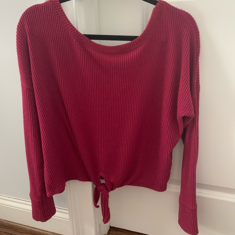 pink sweater